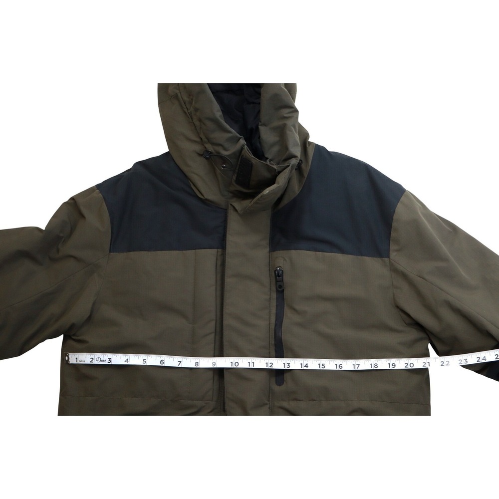 Ciaopanic Mens Hooded‎ Insulated Winter Jacket Olive Green Navy Blue Size L - Picture 6 of 7